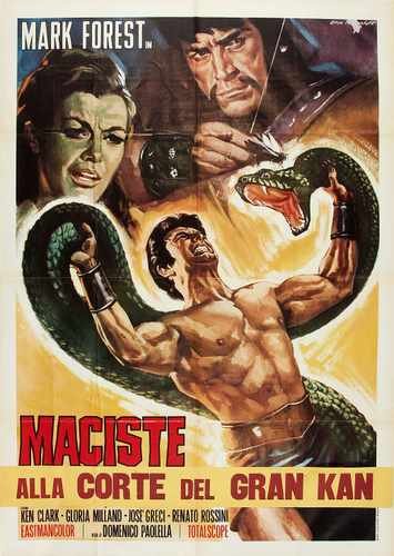 hercules against mongols  03 film star poster A4 Photo Print
