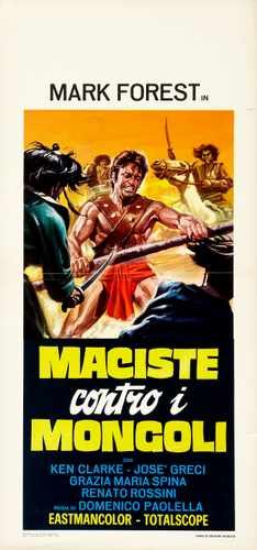 hercules against mongols  04 film star poster A4 Photo Print