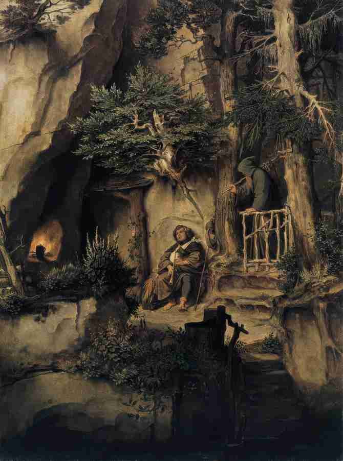 hermit 2 Art A4 Photo Print