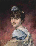 hernandez girl with blue tie Art A4 Photo Print