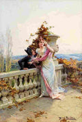 hernandez on the balcony Art A4 Photo Print