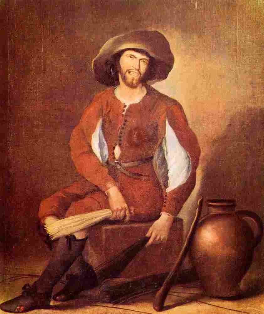 herrera the elder the broombinder Art A4 Photo Print