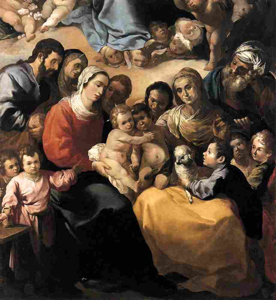 herrera the elder the holy family Art A4 Photo Print