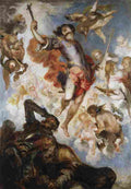 herrera the younger stigmatisation of saint francis Art A4 Photo Print
