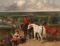 herring j f sr exercising the royal horses Art A4 Photo Print