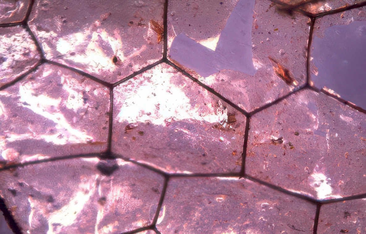 hexagonal crystal imperfect Vintage A4 Photo Print