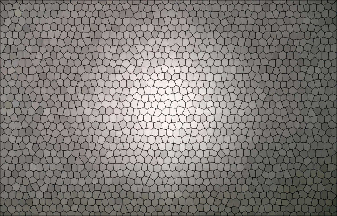hexagonal tiles gradient Vintage A4 Photo Print