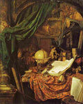 heyden van der jan still life with globe Art A4 Photo Print