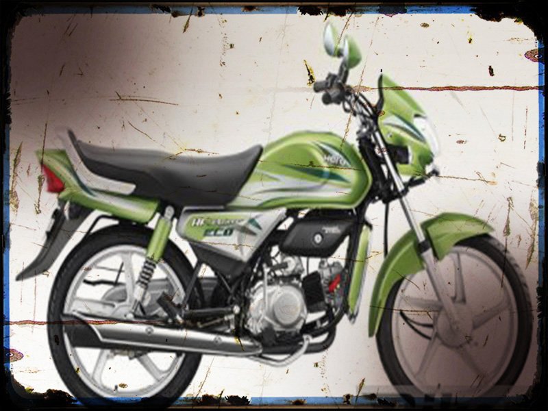 hf deluxe eco A4 Photo Print Motorbike Vintage Aged