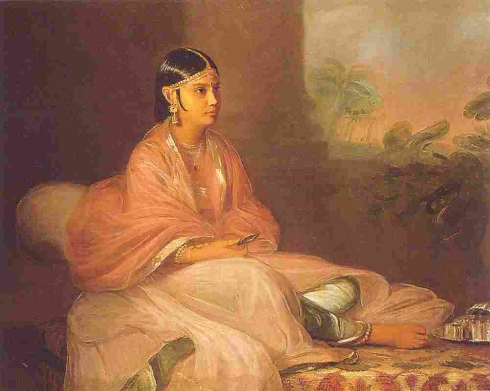 hic An Indian Lady Art A4 Photo Print