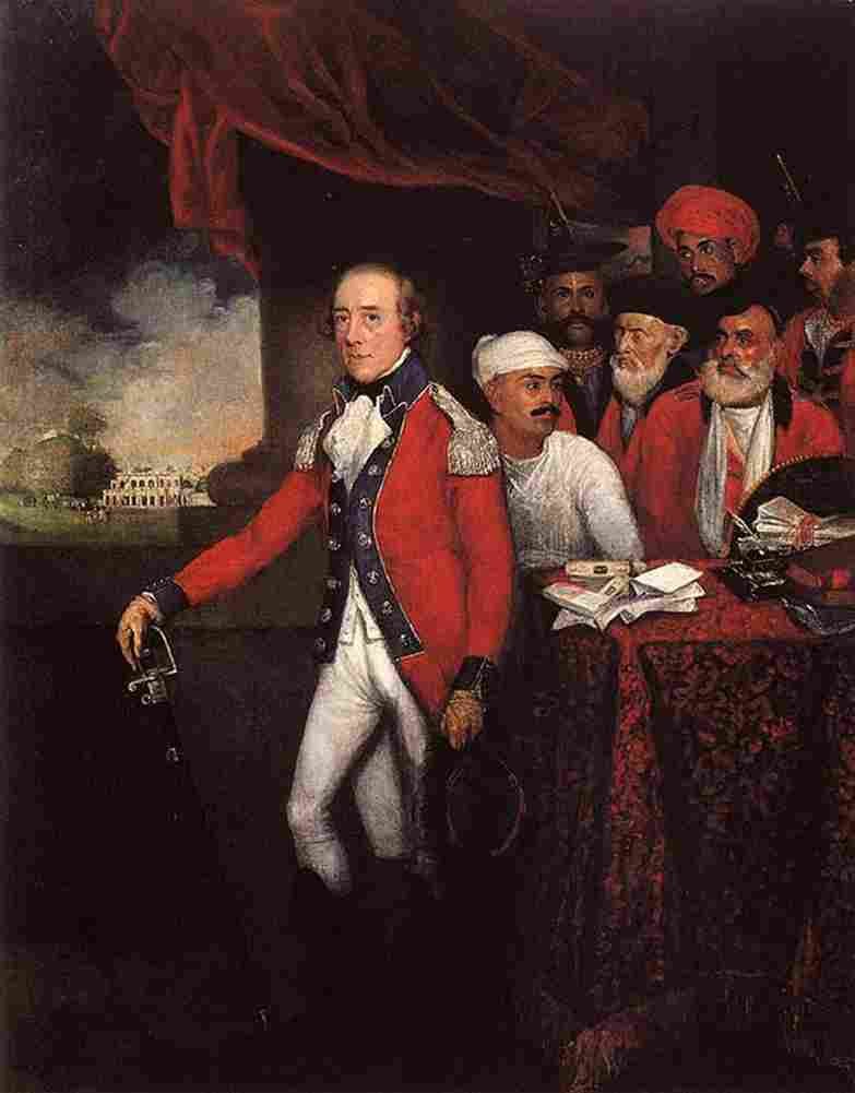 hic Lieutenant Colonel Later Major General William Kirkpatrick with his Assistants Art A4 Photo Print