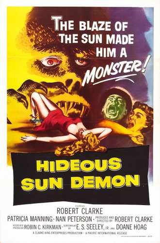 hideous sun demon  01 film star poster A4 Photo Print