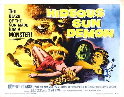 hideous sun demon  02 film star poster A4 Photo Print