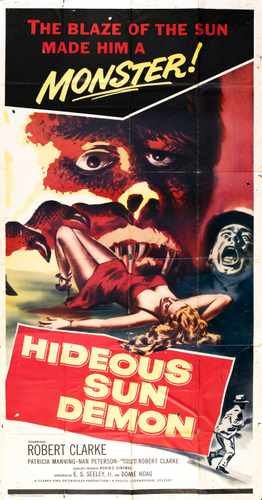 hideous sun demon  03 film star poster A4 Photo Print