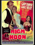 high noon gary cooper grace kelly movie poster Advert A4 Photo Print