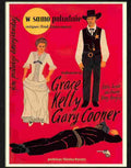 high noon polish movie poster Advert A4 Photo Print