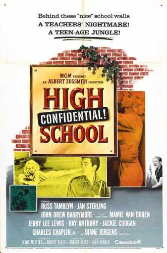 high school confidential  01 film star poster A4 Photo Print