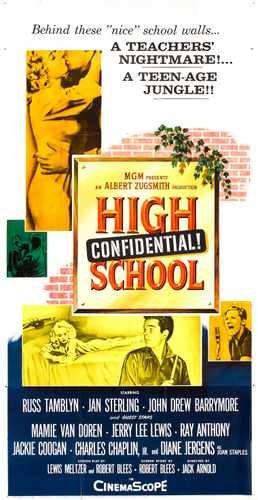 high school confidential  02 film star poster A4 Photo Print