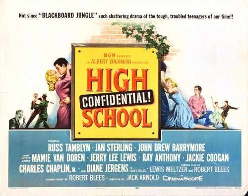 high school confidential  03 film star poster A4 Photo Print