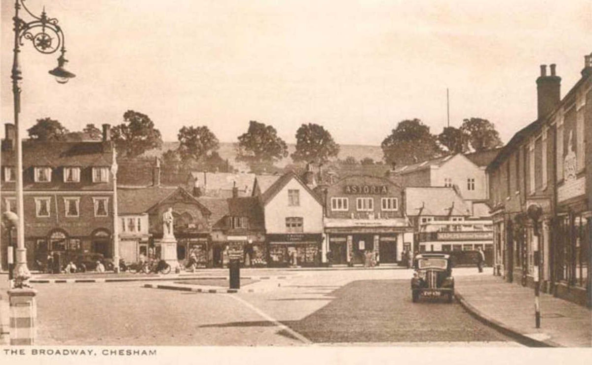 high street cheshamVintage 1880s 1900s A4 Photo Print