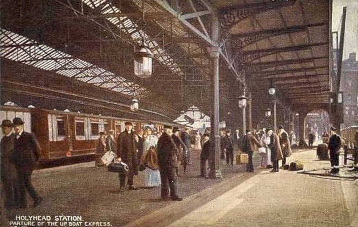 highhead station departureVintage 1880s 1900s A4 Photo Print