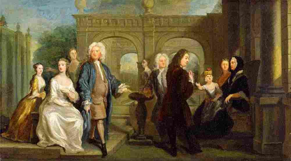 highmore joseph family conversation piece Art A4 Photo Print