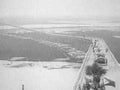 highway bridge snow1980s 1990s A4 Photo Print