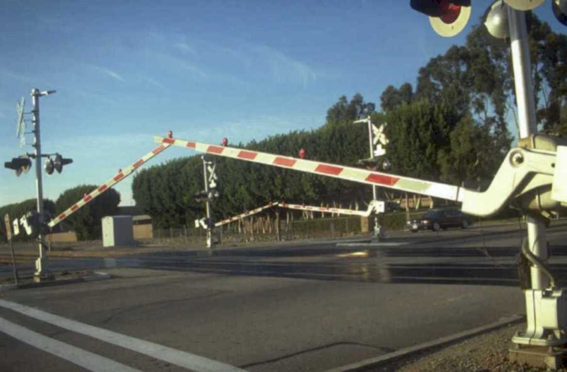 highway crossing signal 1980s 1990s A4 Photo Print