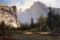 hill Royal Arches And Half Dome Yosemite Art A4 Photo Print