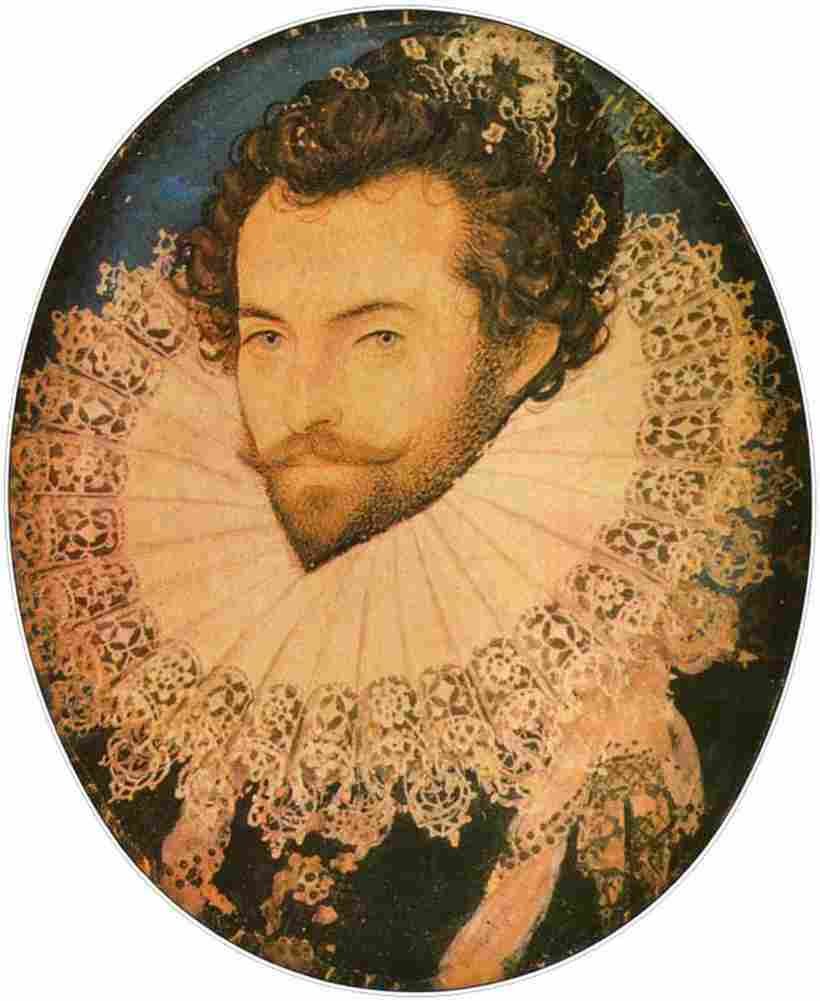 hilli Walter Raleigh Art A4 Photo Print