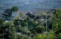 hillside home california Vintage A4 Photo Print