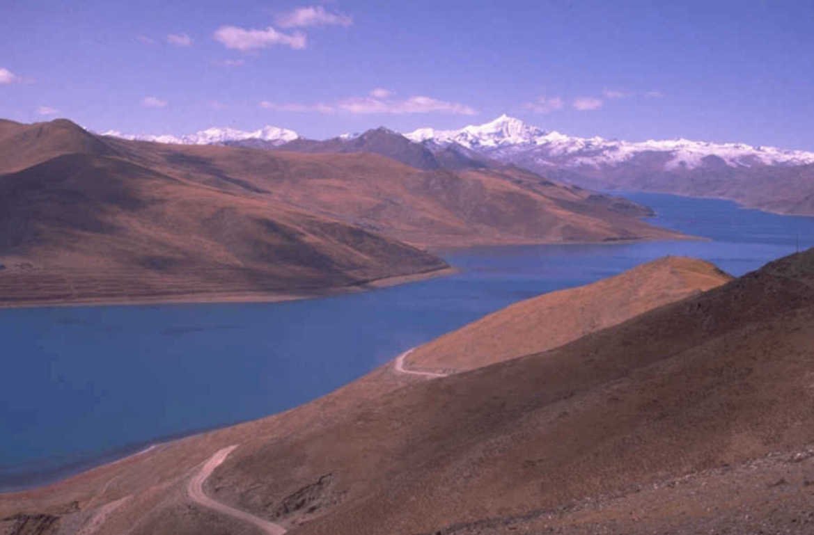 himalayan lake mountains 1980s 1990s A4 Photo Print