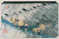 hiroshige Shono from the Fifty three Stations on Tokaido Highway Art A4 Photo Print