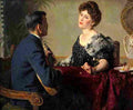 hirv alfred idyllic companionship Art A4 Photo Print