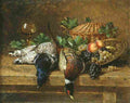 hirv alfred still life with game and fruit Art A4 Photo Print