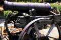historic cannon display1980s 1990s A4 Photo Print