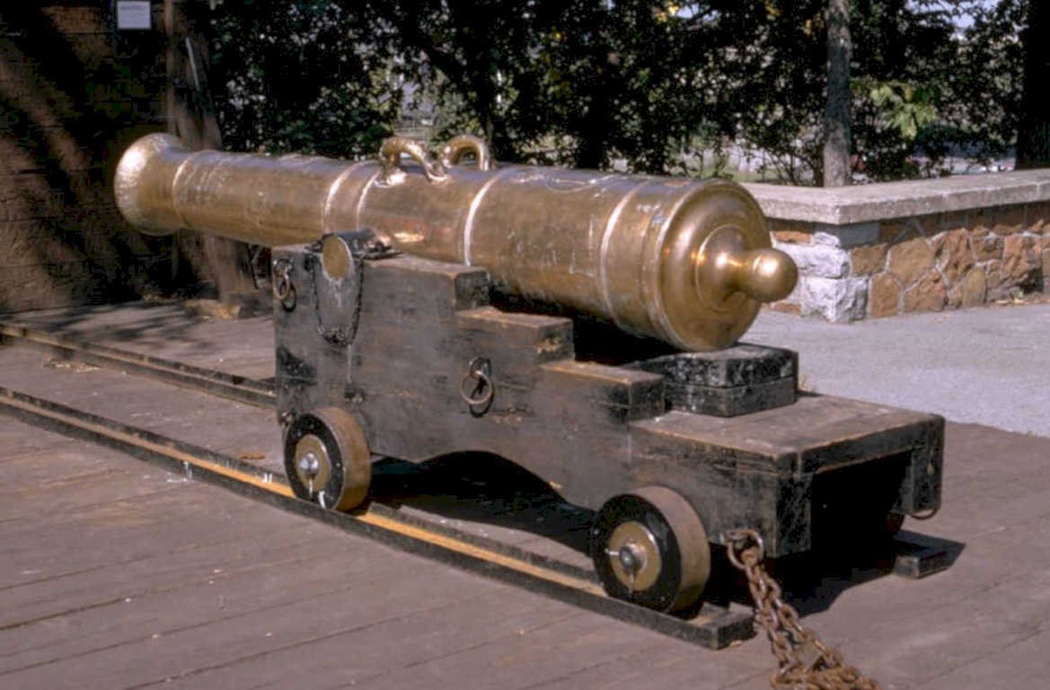 historic cannon fort 1980s 1990s A4 Photo Print
