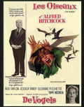 hitchcock birds movie poster Advert A4 Photo Print