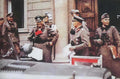 hitler troops italy Vintage world war A4 Photo Print