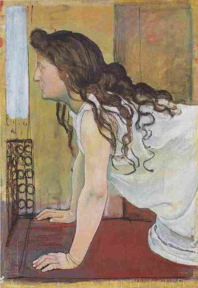 hod Girl at the Window Art A4 Photo Print