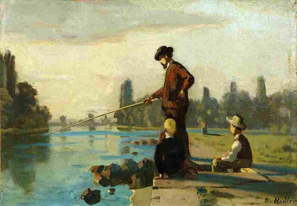 hod The Angler Art A4 Photo Print