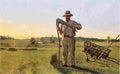 hod The Mower Art A4 Photo Print