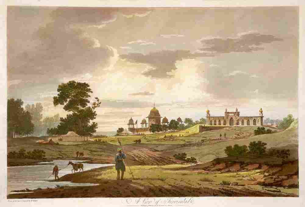 hodges A View of Firozabad Art A4 Photo Print