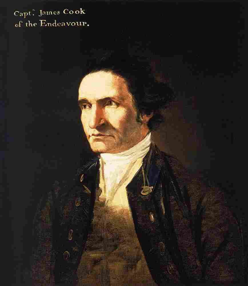 hodges James Cook Art A4 Photo Print