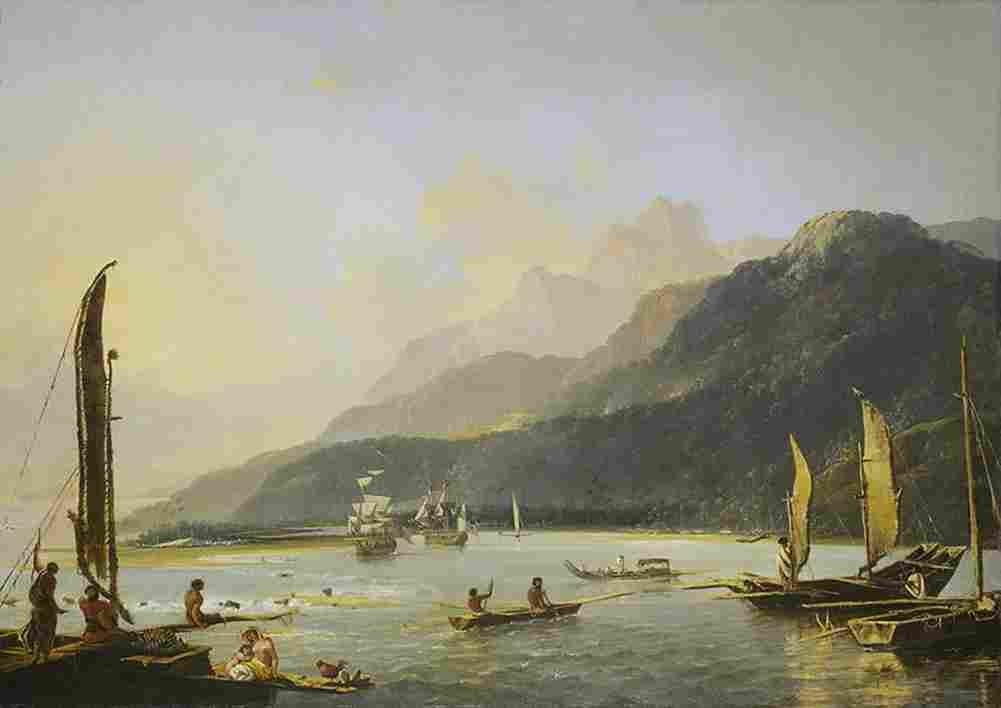 hodges Resolution and Adventure in Matavai Bay Art A4 Photo Print