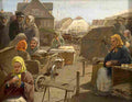 hoffmann oskar market in dorpat Art A4 Photo Print