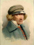 hoffmann oskar peasant in green Art A4 Photo Print