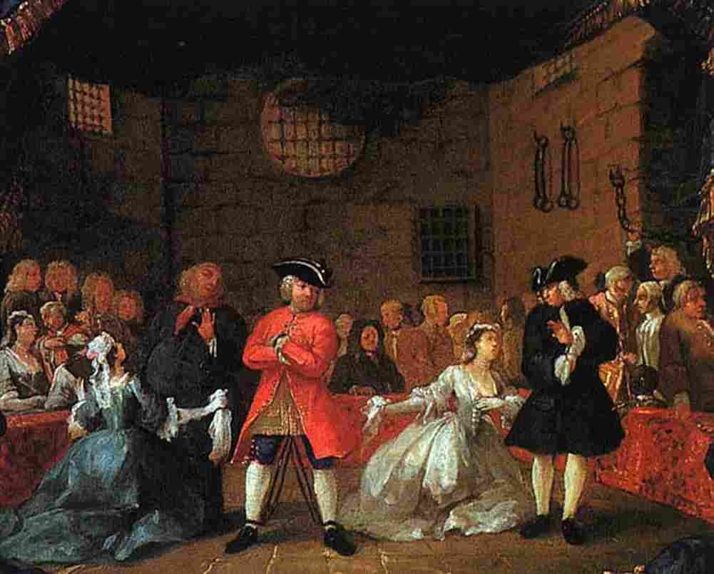 hog A Scene from the Beggar s Opera Art A4 Photo Print