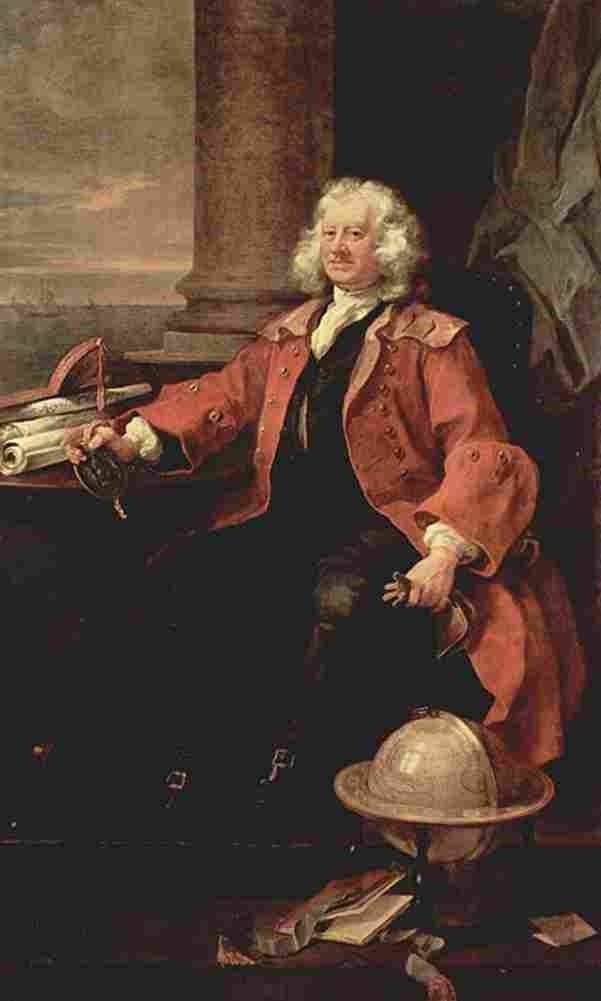 hog Captain Thomas Coram Art A4 Photo Print