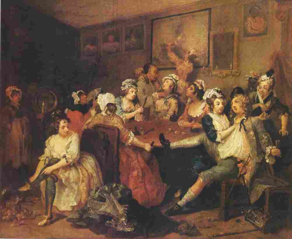 hog Rake s progress three the Tavern Art A4 Photo Print